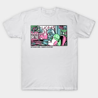 Lofi Rip & Tear Radio v2 T-Shirt